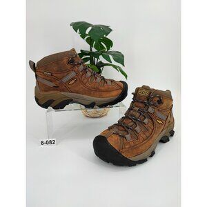 Keen Women's Targhee III Waterproof Mid Hiking Brown Boots Size 8 US